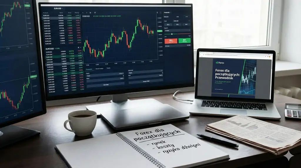 Forex dla początkujących - jak działa rynek, koszty i ryzyko dźwigni finansowej