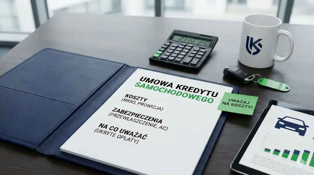 Kredyt samochodowy - koszty, zabezpieczenia i na co uważać przed podpisaniem umowy