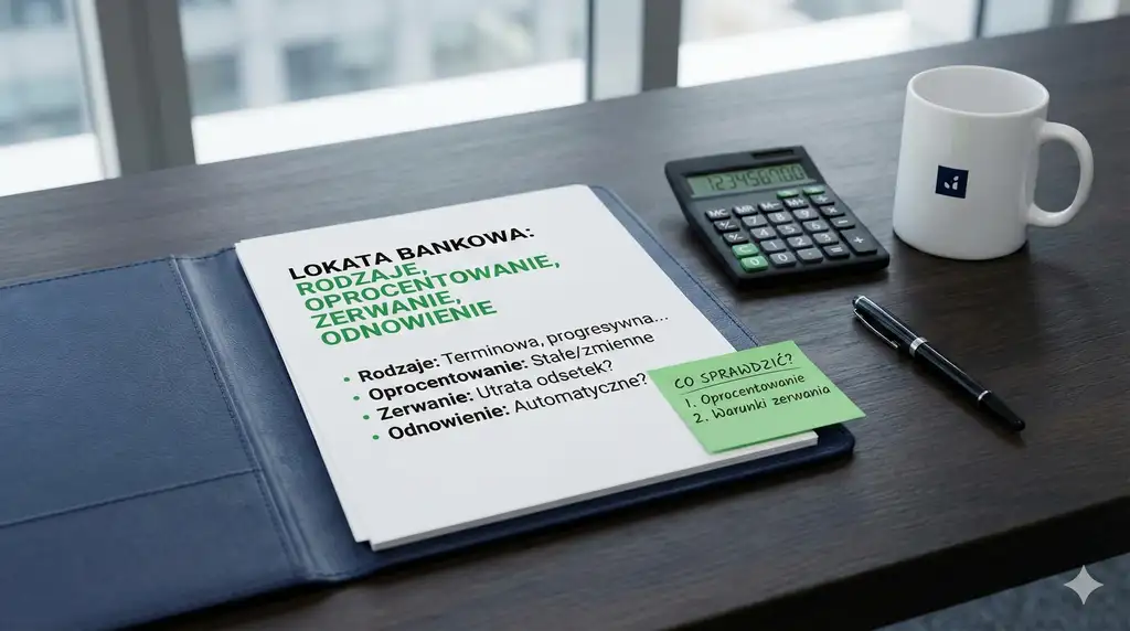Lokata bankowa - rodzaje, oprocentowanie, zerwanie i automatyczne odnowienie - co sprawdzić?