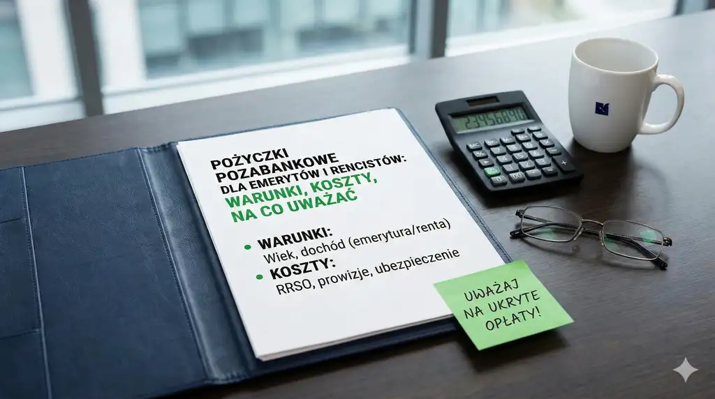 Pożyczki pozabankowe dla emerytów i rencistów - warunki, koszty i na co uważać