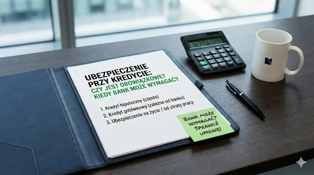 Ubezpieczenie przy kredycie - czy jest obowiązkowe i kiedy bank może go wymagać