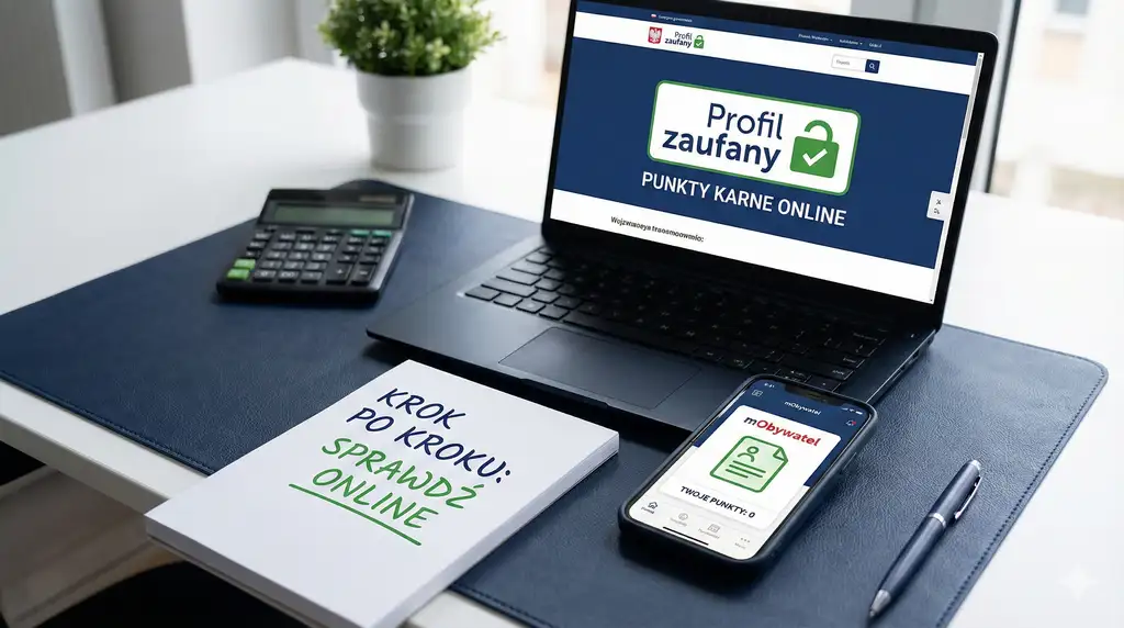 Jak sprawdzić punkty karne online? Profil Zaufany i mObywatel krok po kroku