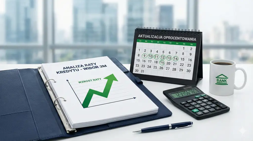WIBOR 3M - dlaczego rata kredytu się zmienia i kiedy bank aktualizuje oprocentowanie?