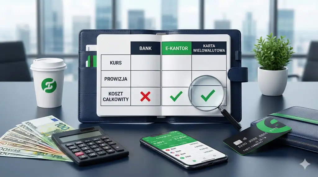 Jak i gdzie najtaniej wymienić walutę - bank, e-kantor czy karta wielowalutowa?