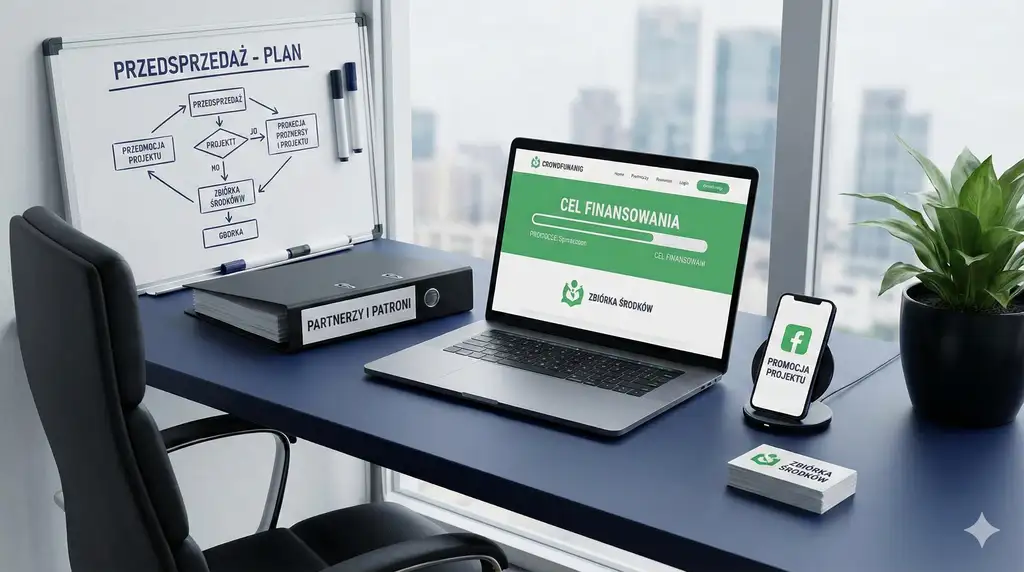 Jak pozyskać środki na projekt biznesowy - crowdfunding, patronat, przedsprzedaż i promocja w social mediach