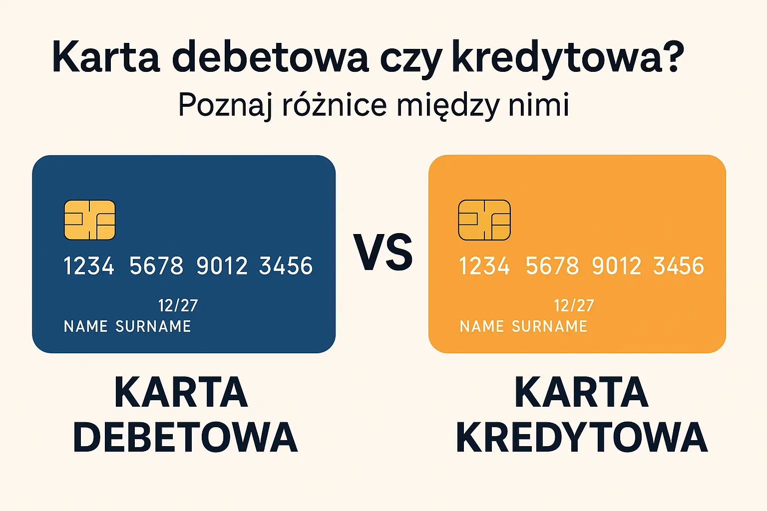 Karta debetowa czy kredytowa? Poznaj różnice między nimi