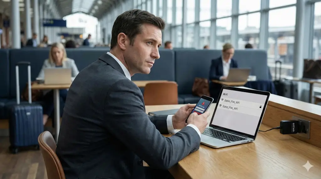 Publiczne Wi-Fi i „evil twin” - jak bezpiecznie korzystać z bankowości mobilnej poza domem?