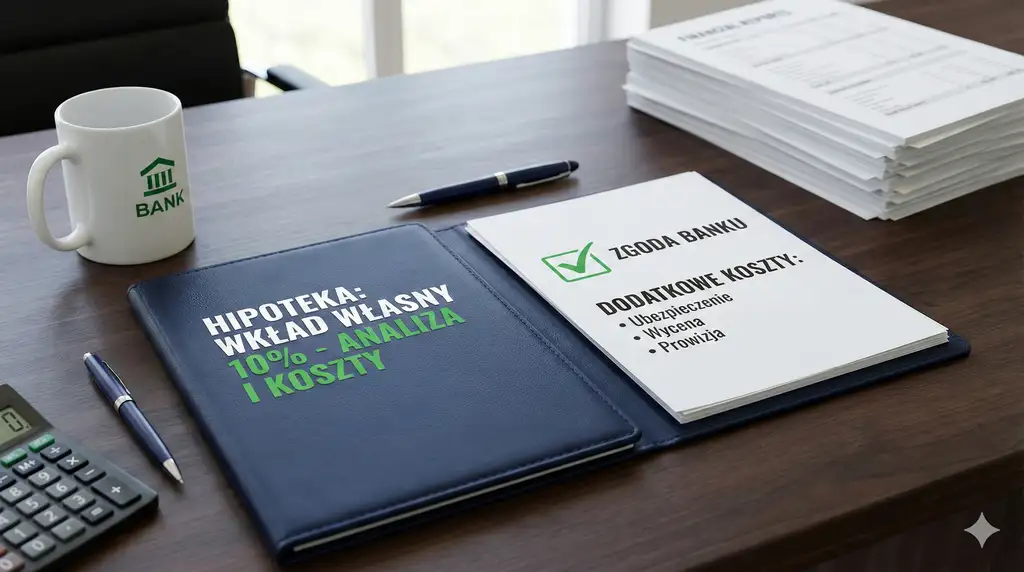 Kredyt hipoteczny z wkładem własnym 10% - kiedy bank się zgodzi i jakie są realne koszty dodatkowe?